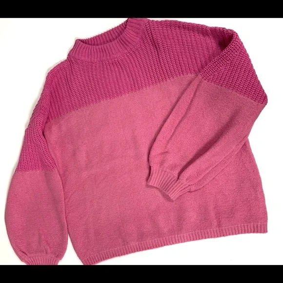 Miracle pink pullover sweater s/m - Picture 3 of 12